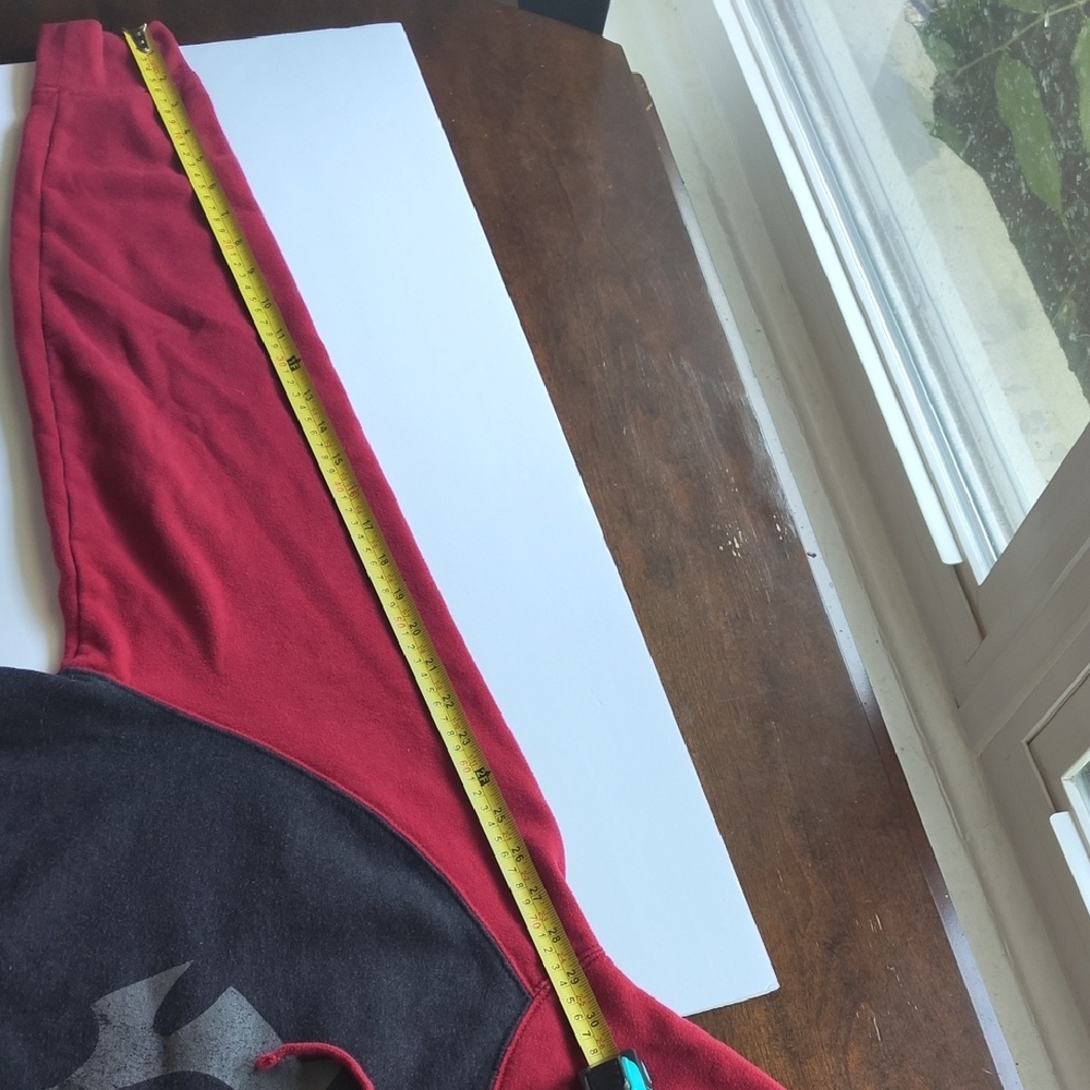 World Of Warcraft Red & Black Hoodie Blizzard 2019 Large - Picture 7 of 7